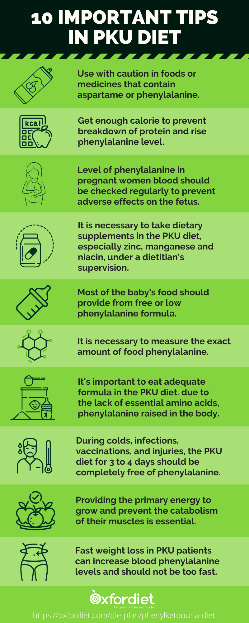 10 important tips in pku diet